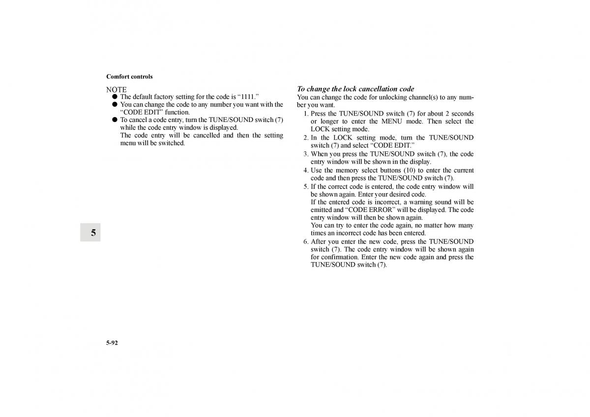 Mitsubishi Lancer Sportback VIII 8 owners manual / page 505