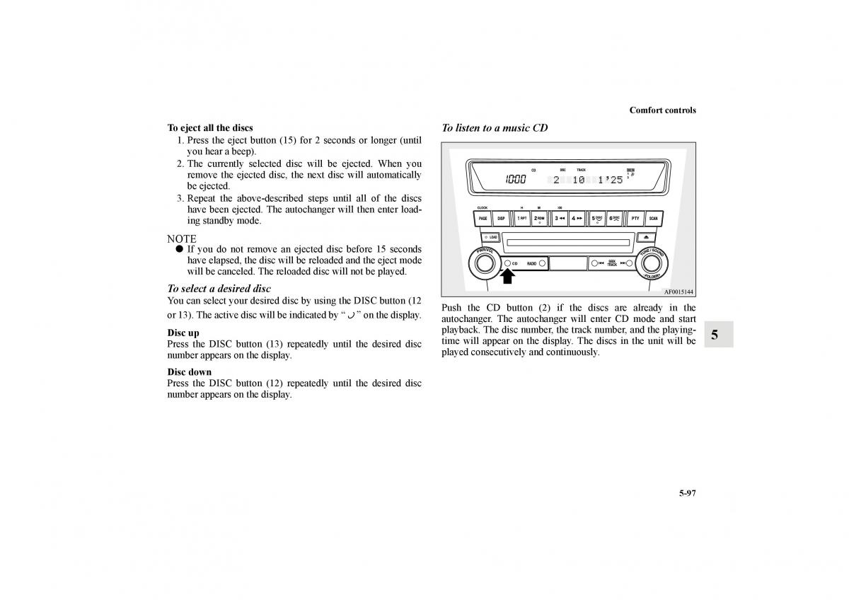 Mitsubishi Lancer Sportback VIII 8 owners manual / page 510