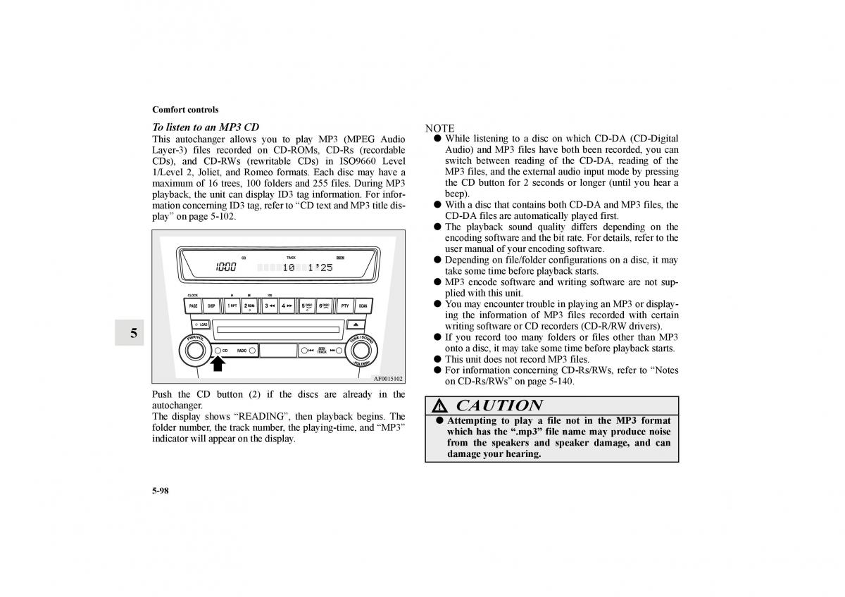 Mitsubishi Lancer Sportback VIII 8 owners manual / page 511