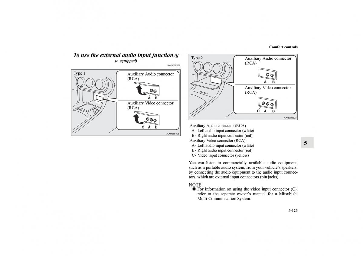 Mitsubishi Lancer Sportback VIII 8 owners manual / page 538