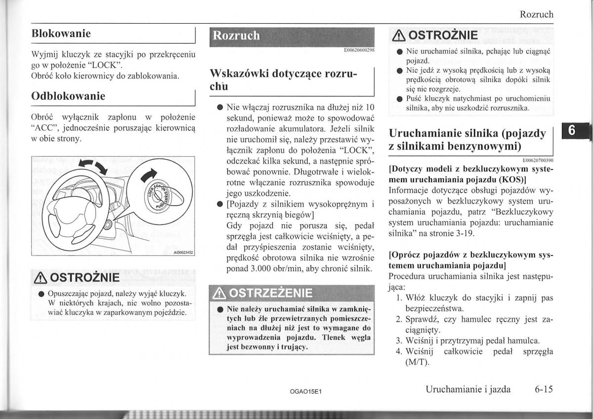 Mitsubishi ASX instrukcja obslugi / page 107