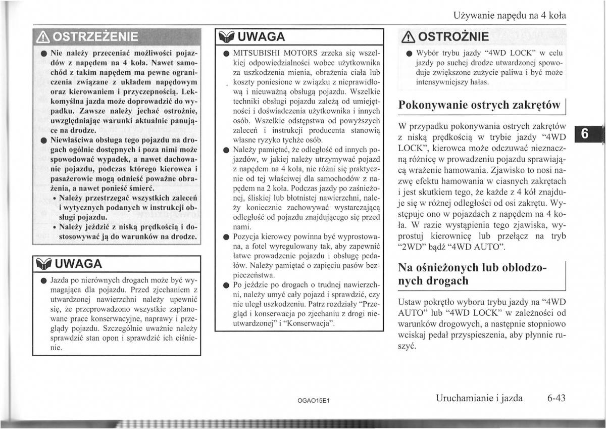 Mitsubishi ASX instrukcja / page 135