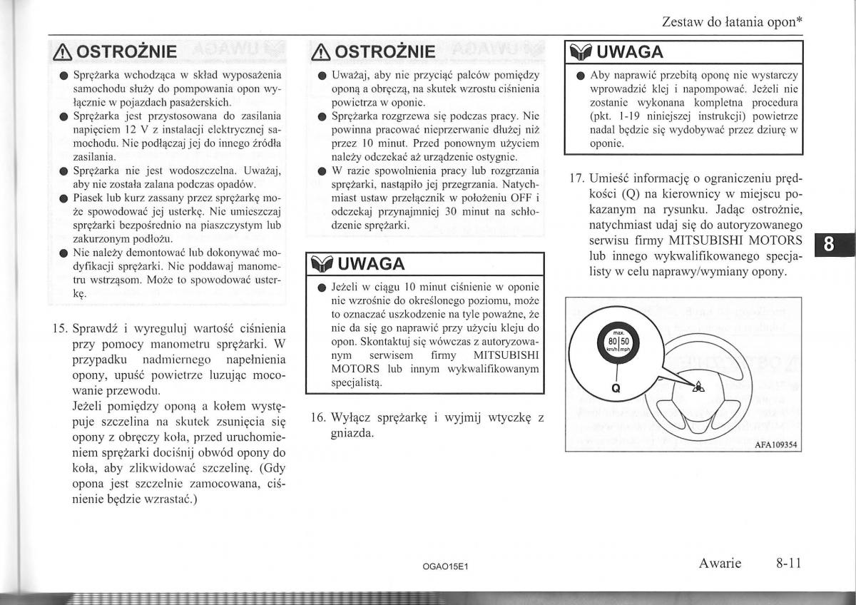 Mitsubishi ASX instrukcja / page 181