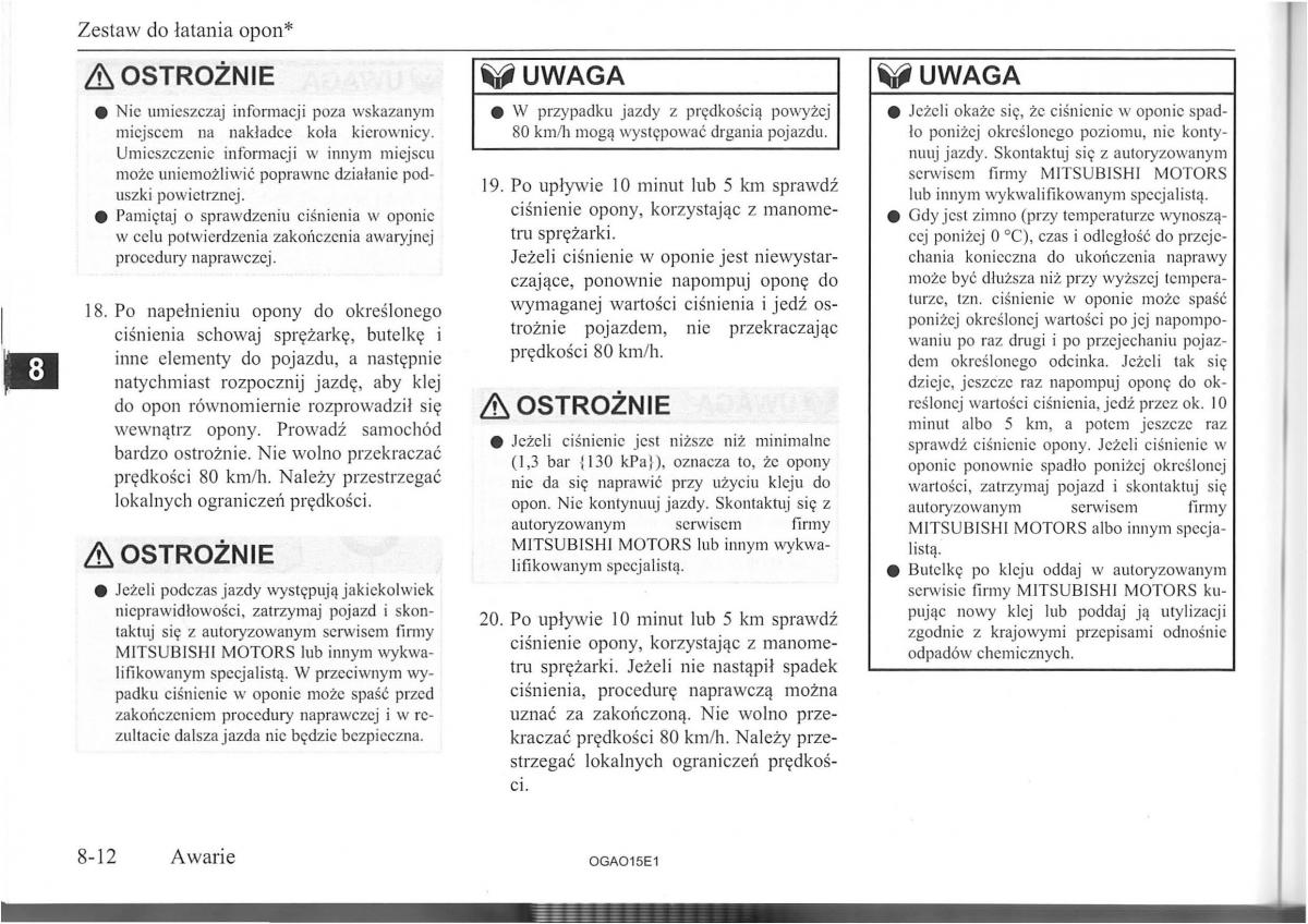 Mitsubishi ASX instrukcja / page 182