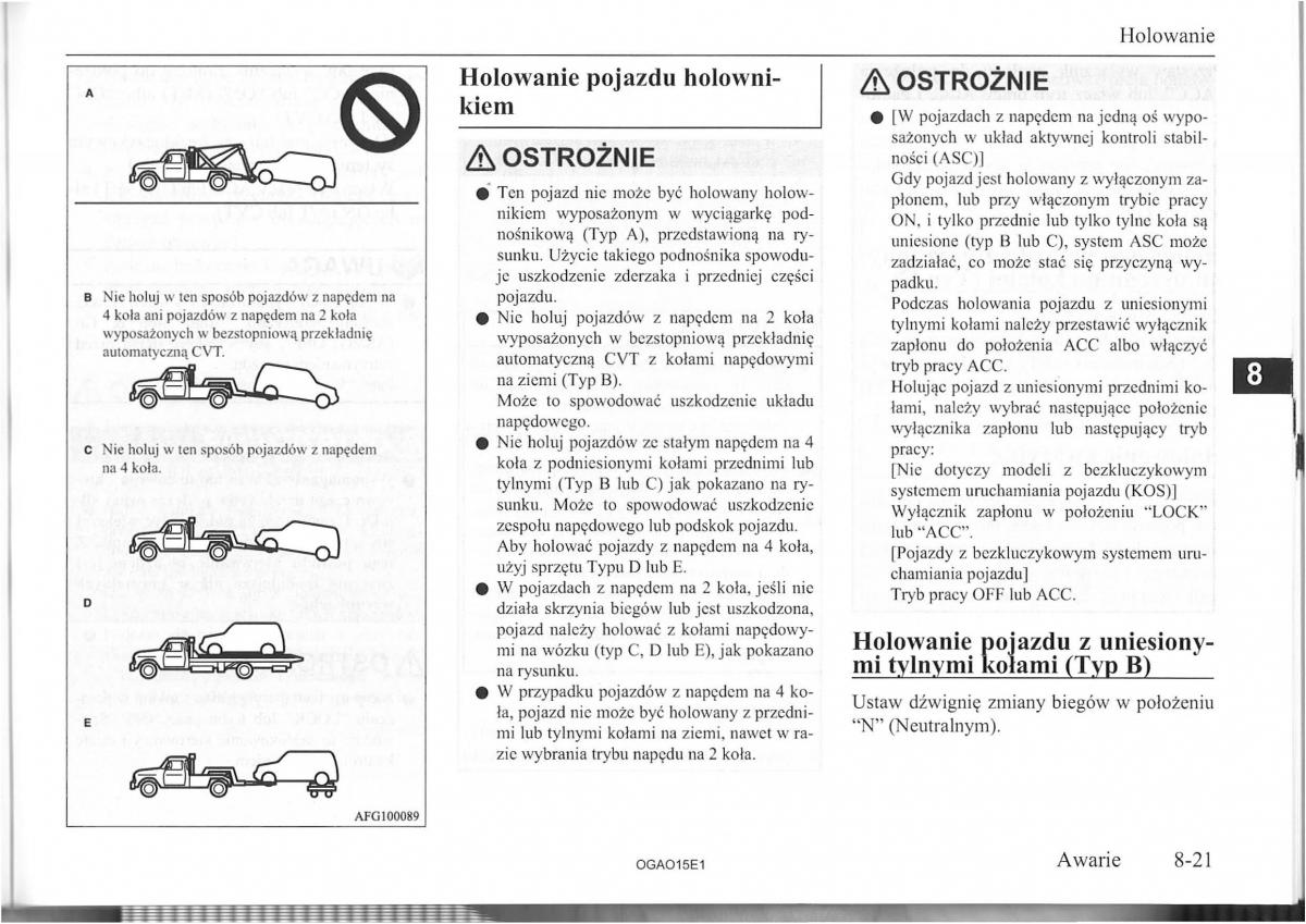 Mitsubishi ASX instrukcja / page 191