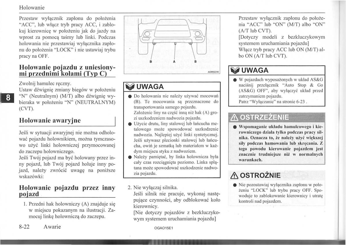 Mitsubishi ASX instrukcja / page 192