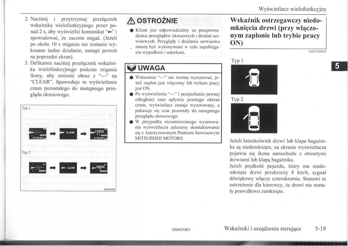 Mitsubishi ASX instrukcja / page 43