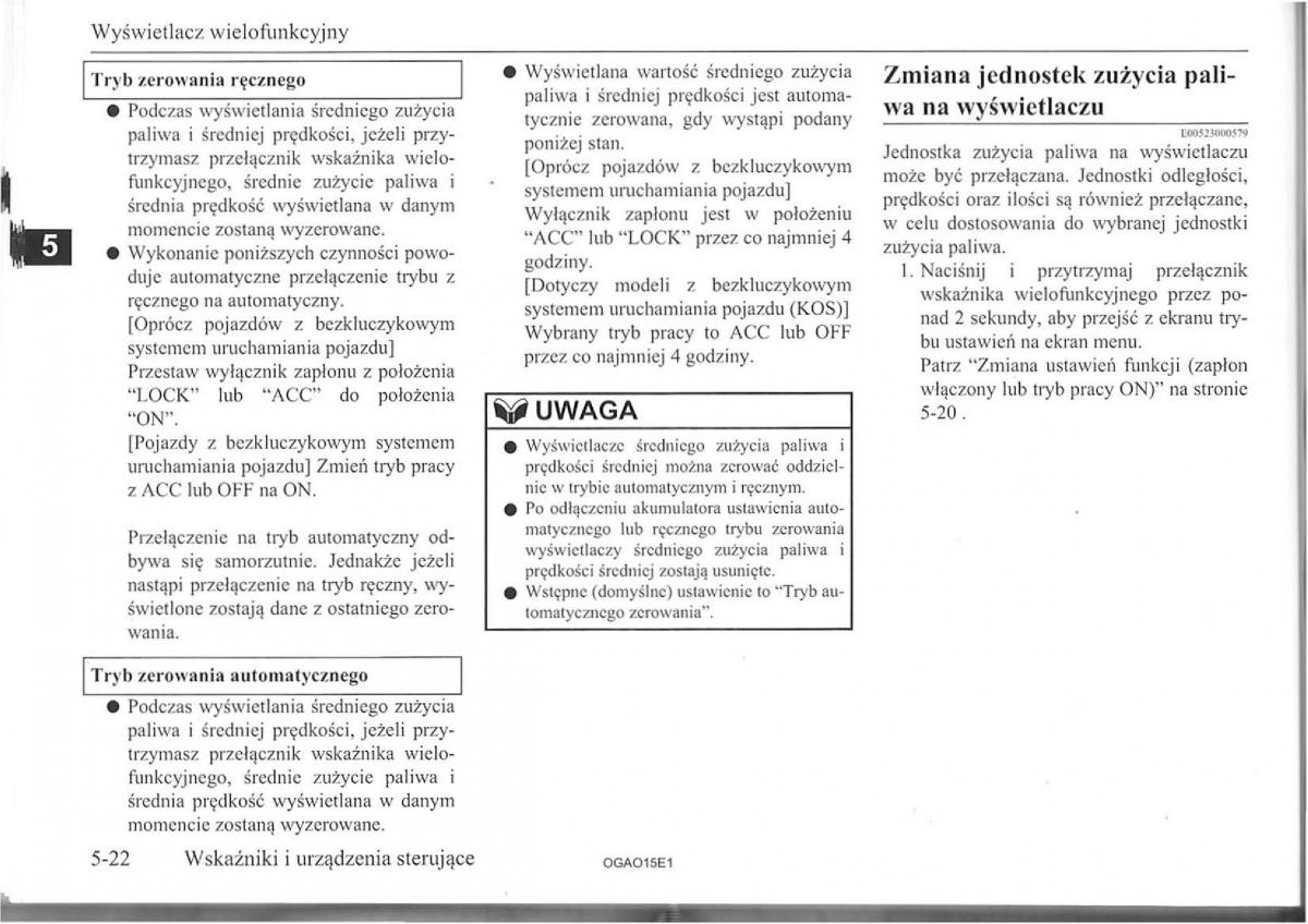 Mitsubishi ASX instrukcja / page 46