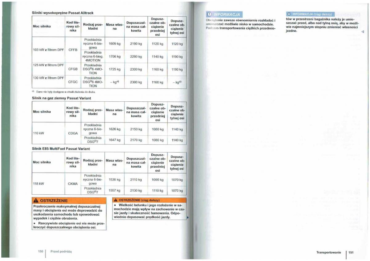 VW Passat B7 variant alltrack instrukcja / page 76