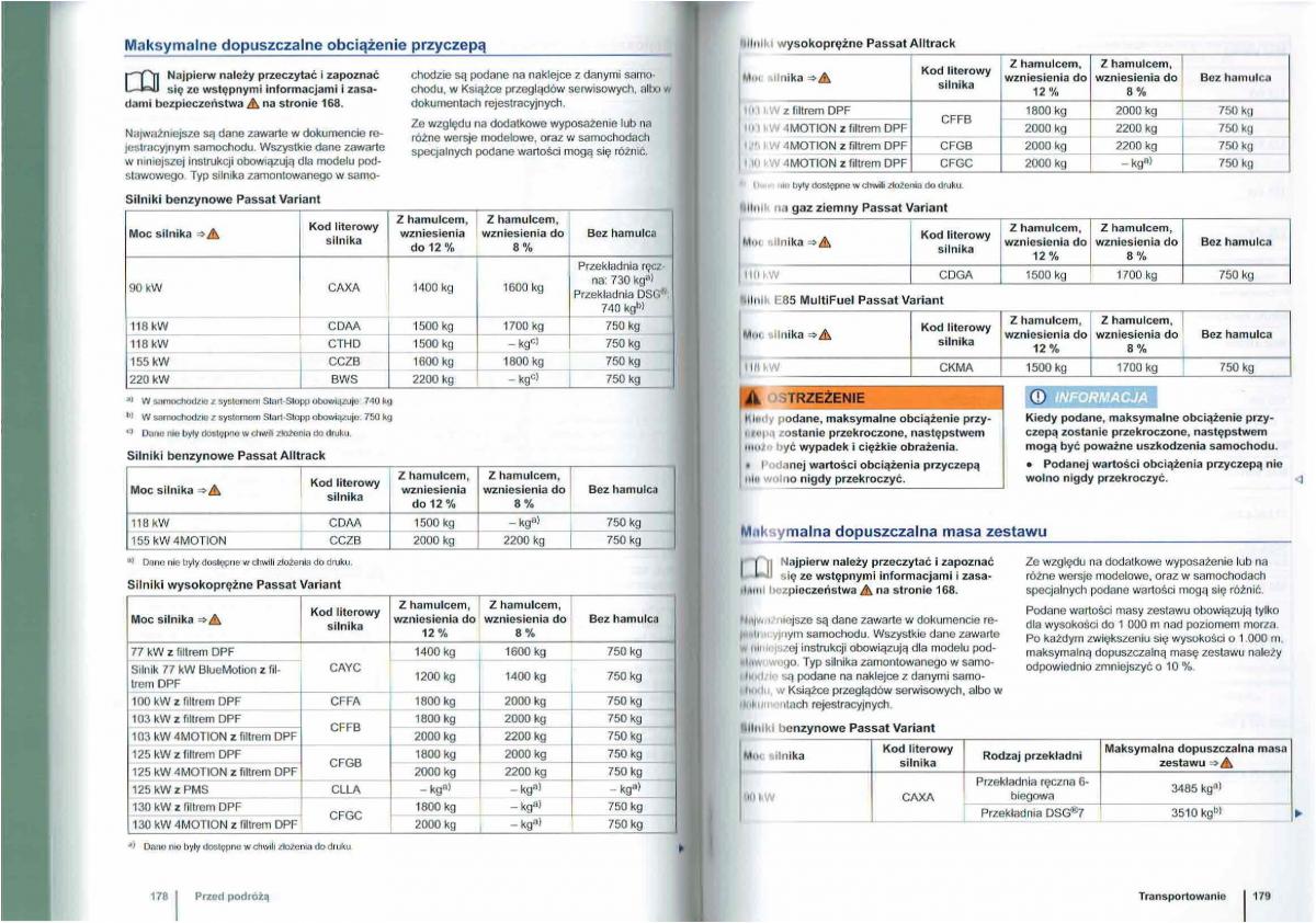 VW Passat B7 variant alltrack instrukcja / page 90