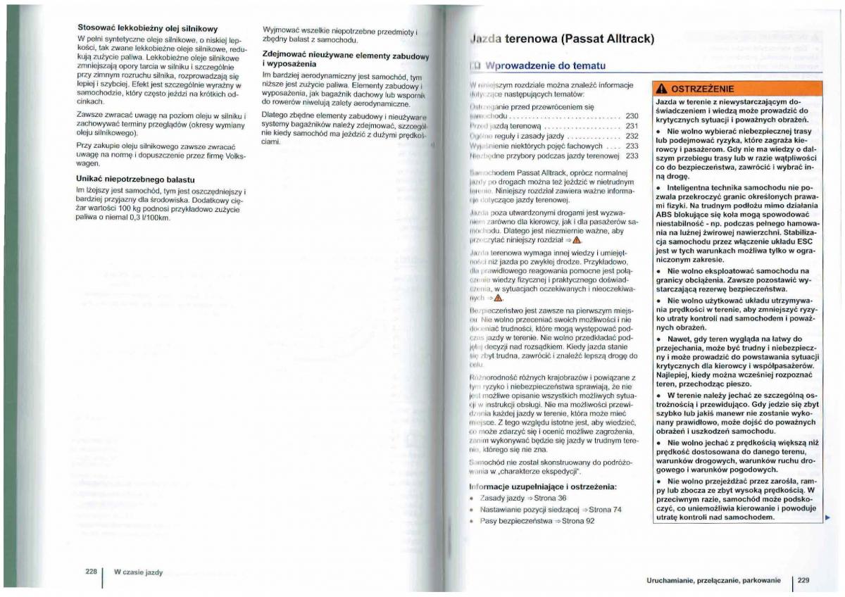 VW Passat B7 variant alltrack instrukcja obslugi / page 115