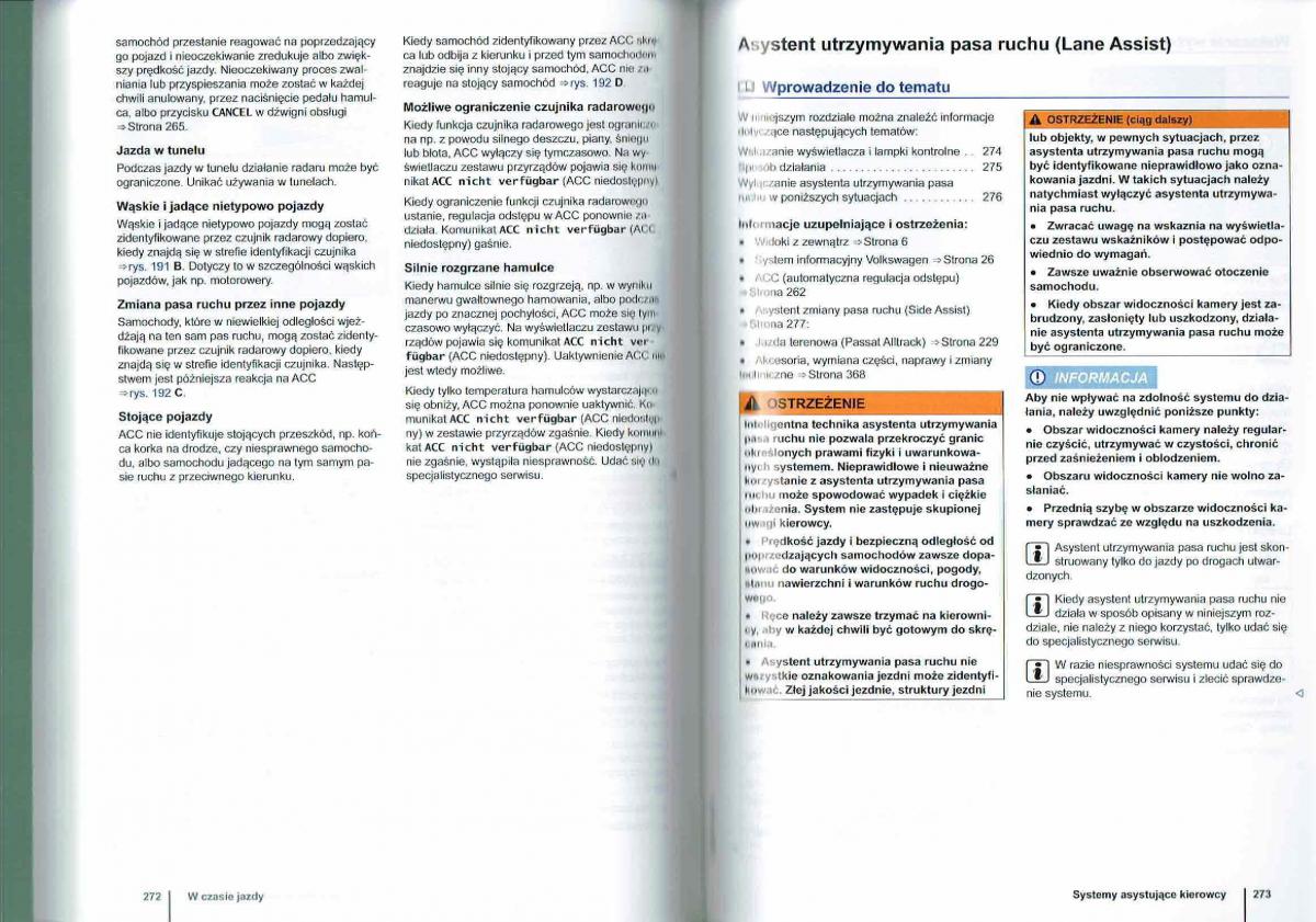 VW Passat B7 variant alltrack instrukcja obslugi / page 137