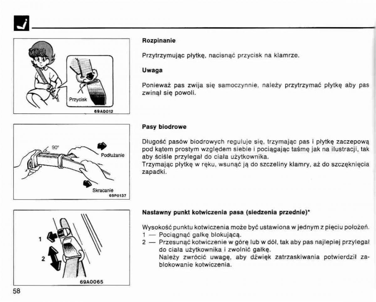 Mitsubishi Lancer IV 4 instrukcja obslugi / page 59