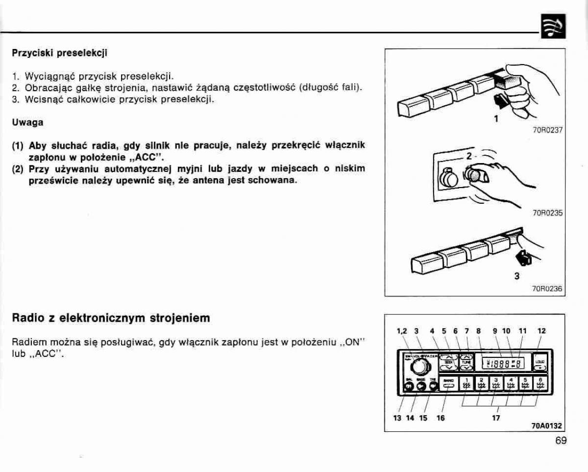 Mitsubishi Lancer IV 4 instrukcja obslugi / page 70