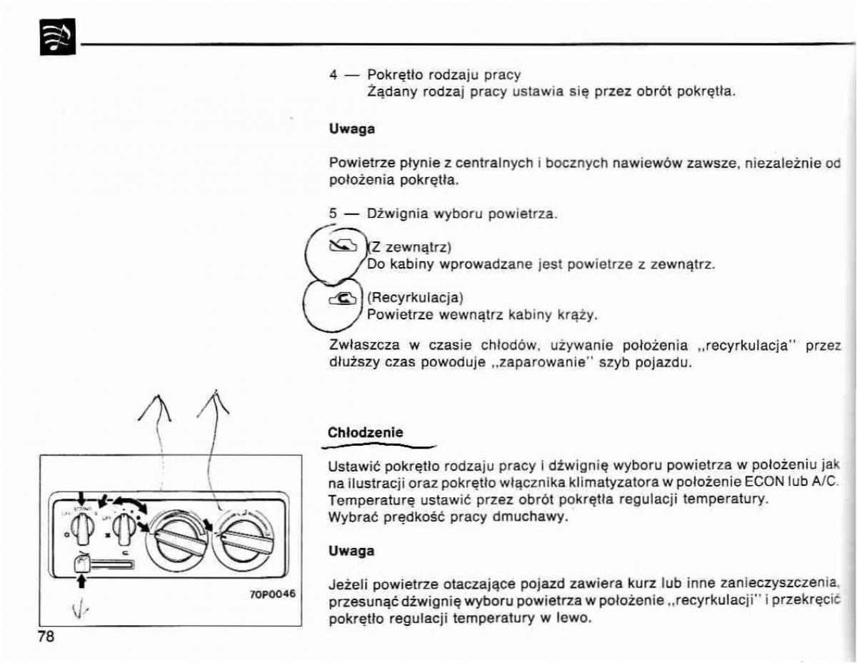 Mitsubishi Lancer IV 4 instrukcja obslugi / page 79