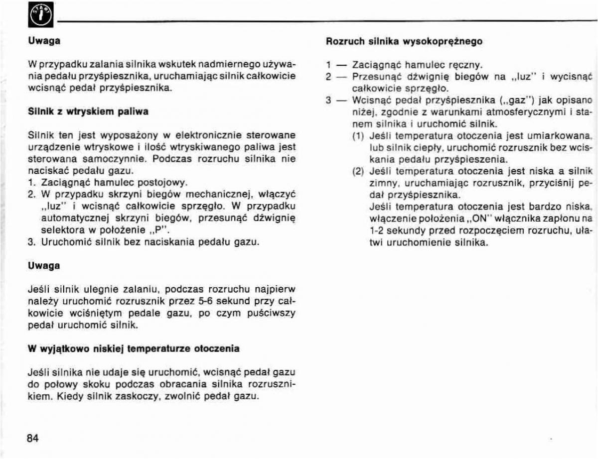 Mitsubishi Lancer IV 4 instrukcja obslugi / page 85