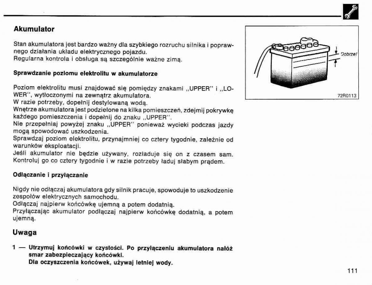 Mitsubishi Lancer IV 4 instrukcja obslugi / page 112