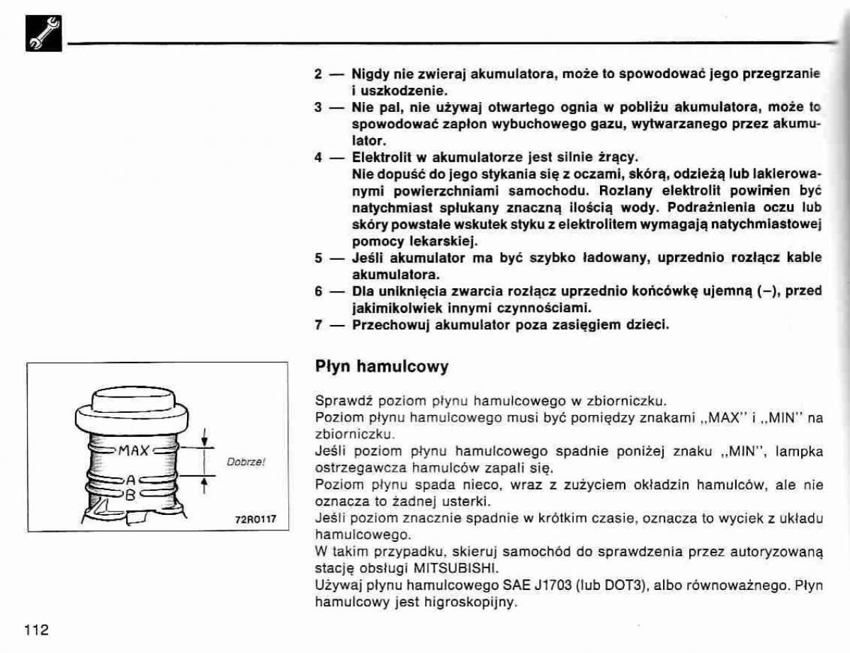 Mitsubishi Lancer IV 4 instrukcja obslugi / page 113