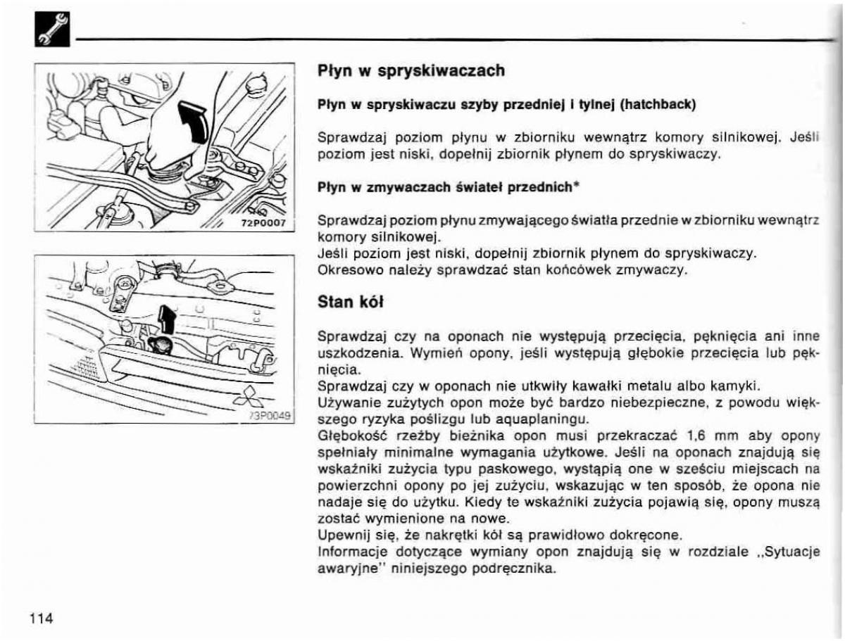 Mitsubishi Lancer IV 4 instrukcja obslugi / page 115