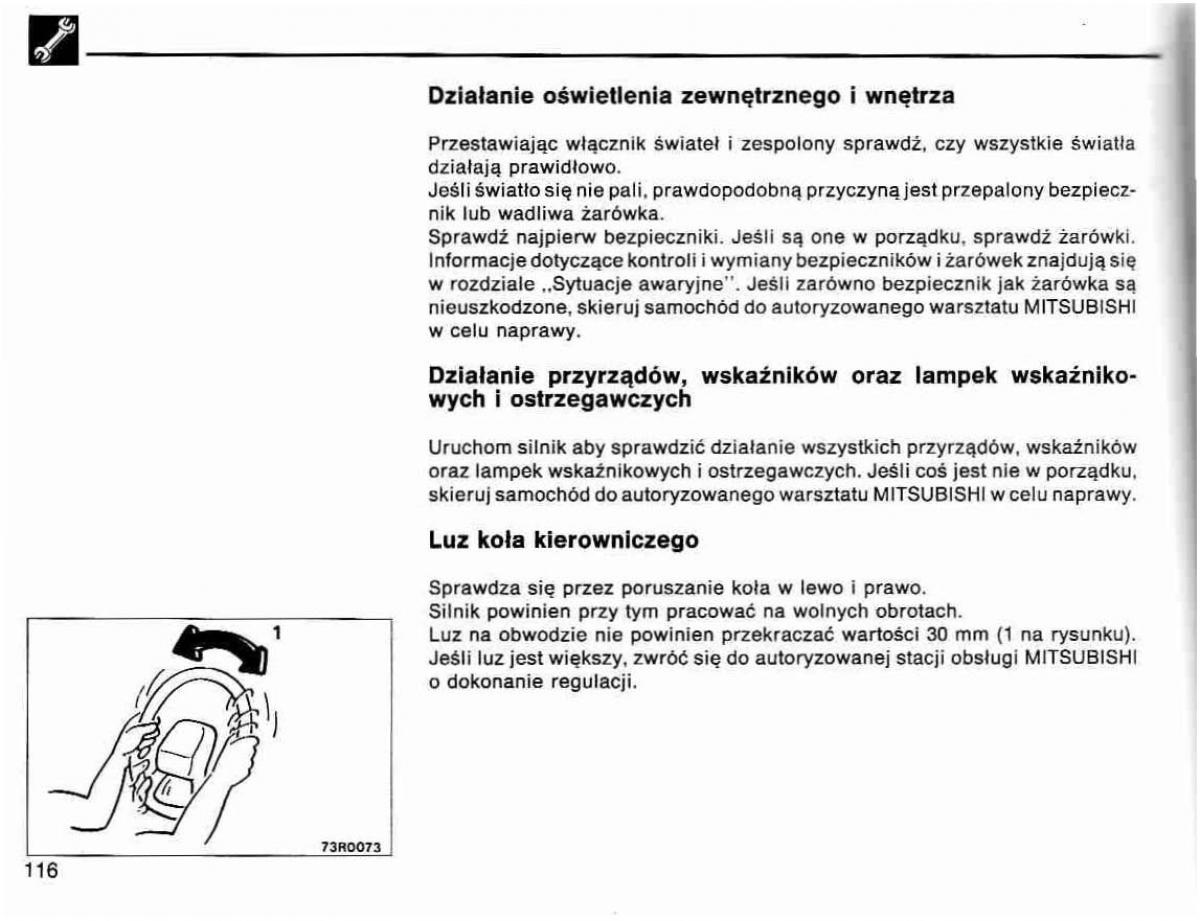 Mitsubishi Lancer IV 4 instrukcja obslugi / page 117