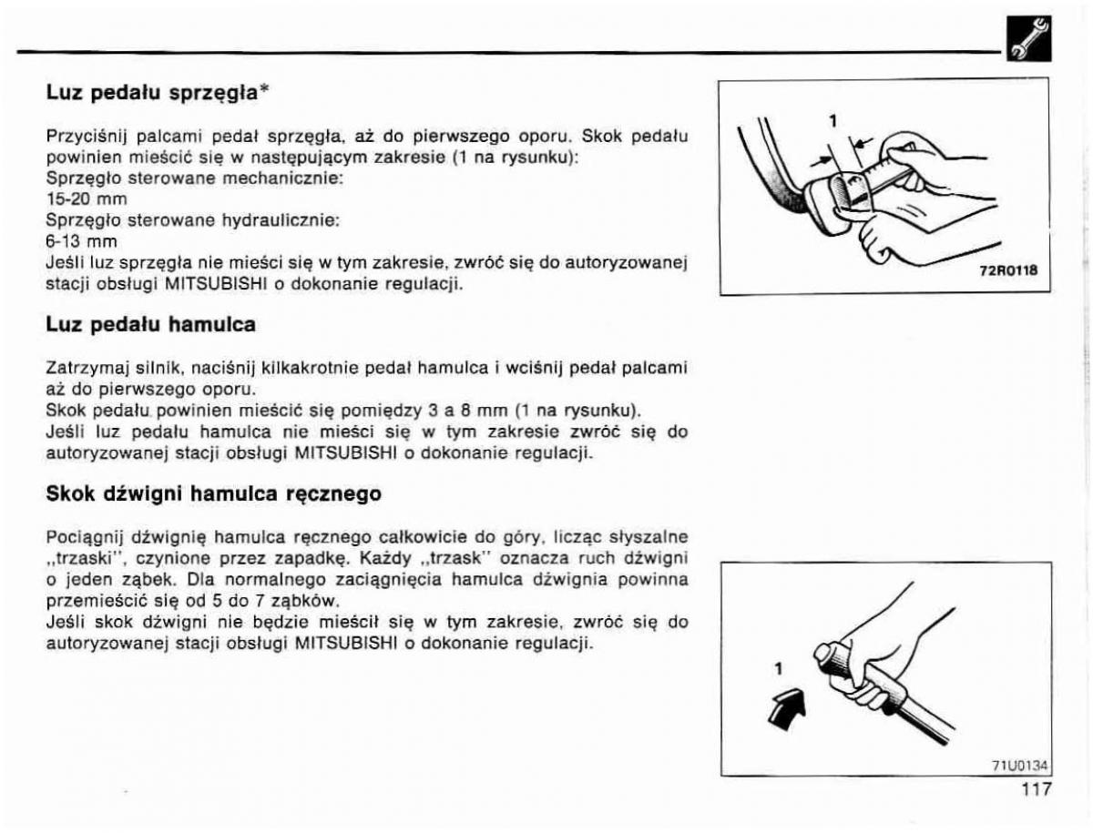 Mitsubishi Lancer IV 4 instrukcja obslugi / page 118