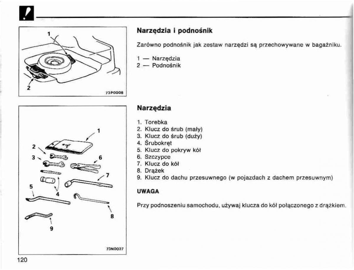 Mitsubishi Lancer IV 4 instrukcja obslugi / page 121