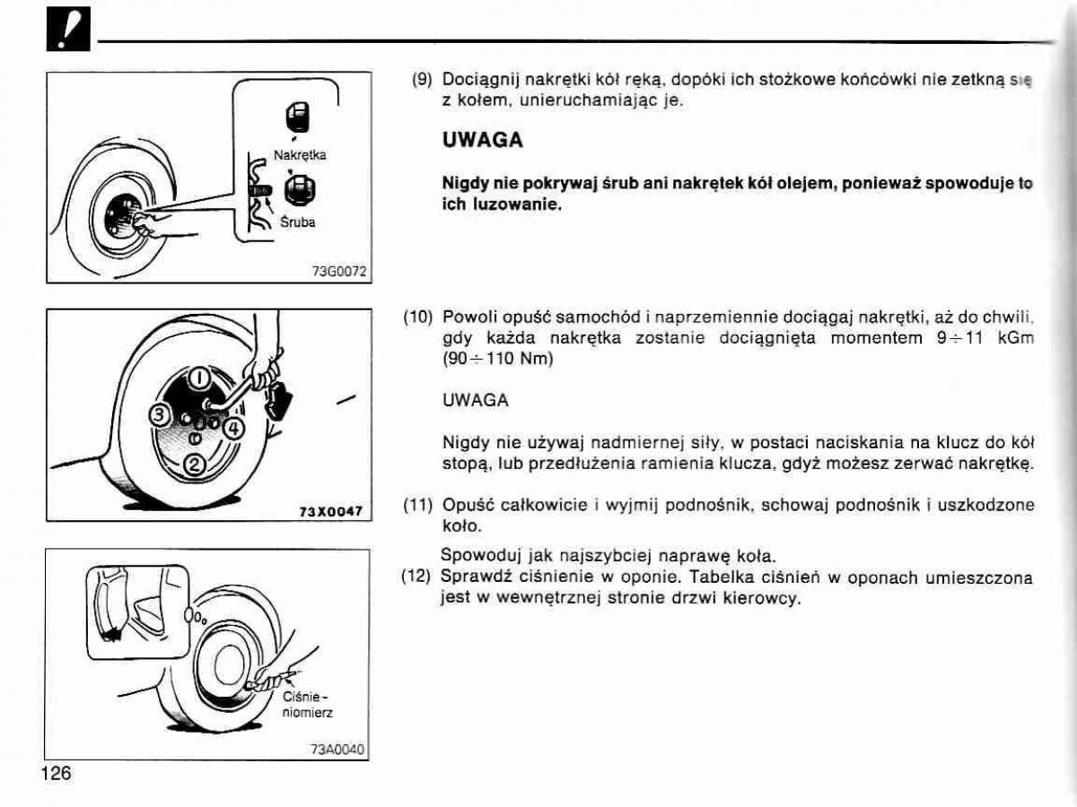 Mitsubishi Lancer IV 4 instrukcja obslugi / page 127