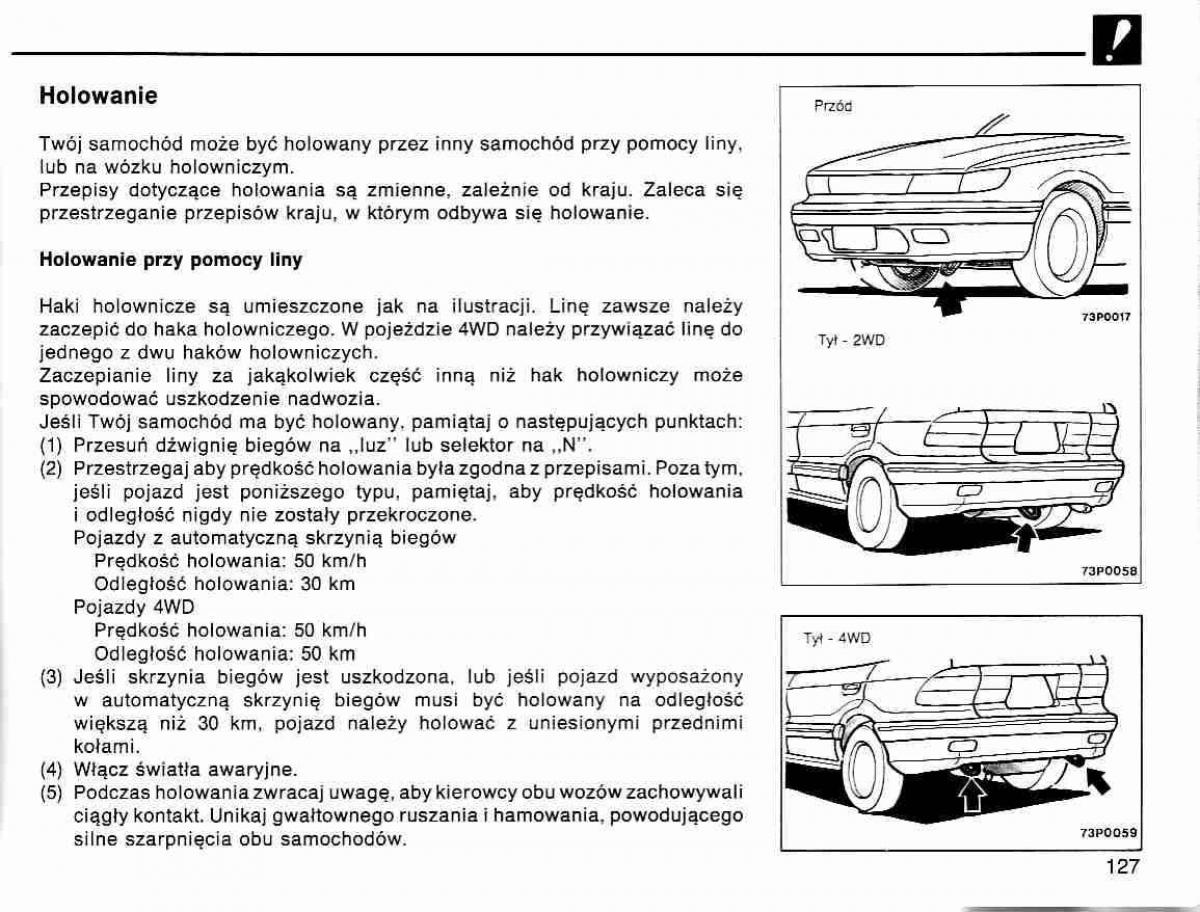 Mitsubishi Lancer IV 4 instrukcja obslugi / page 128