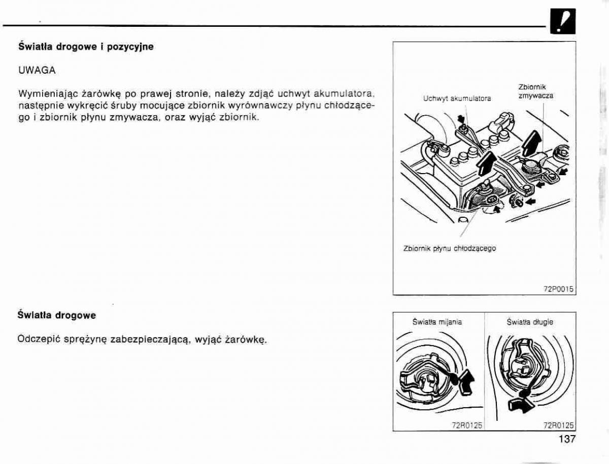 Mitsubishi Lancer IV 4 instrukcja obslugi / page 138