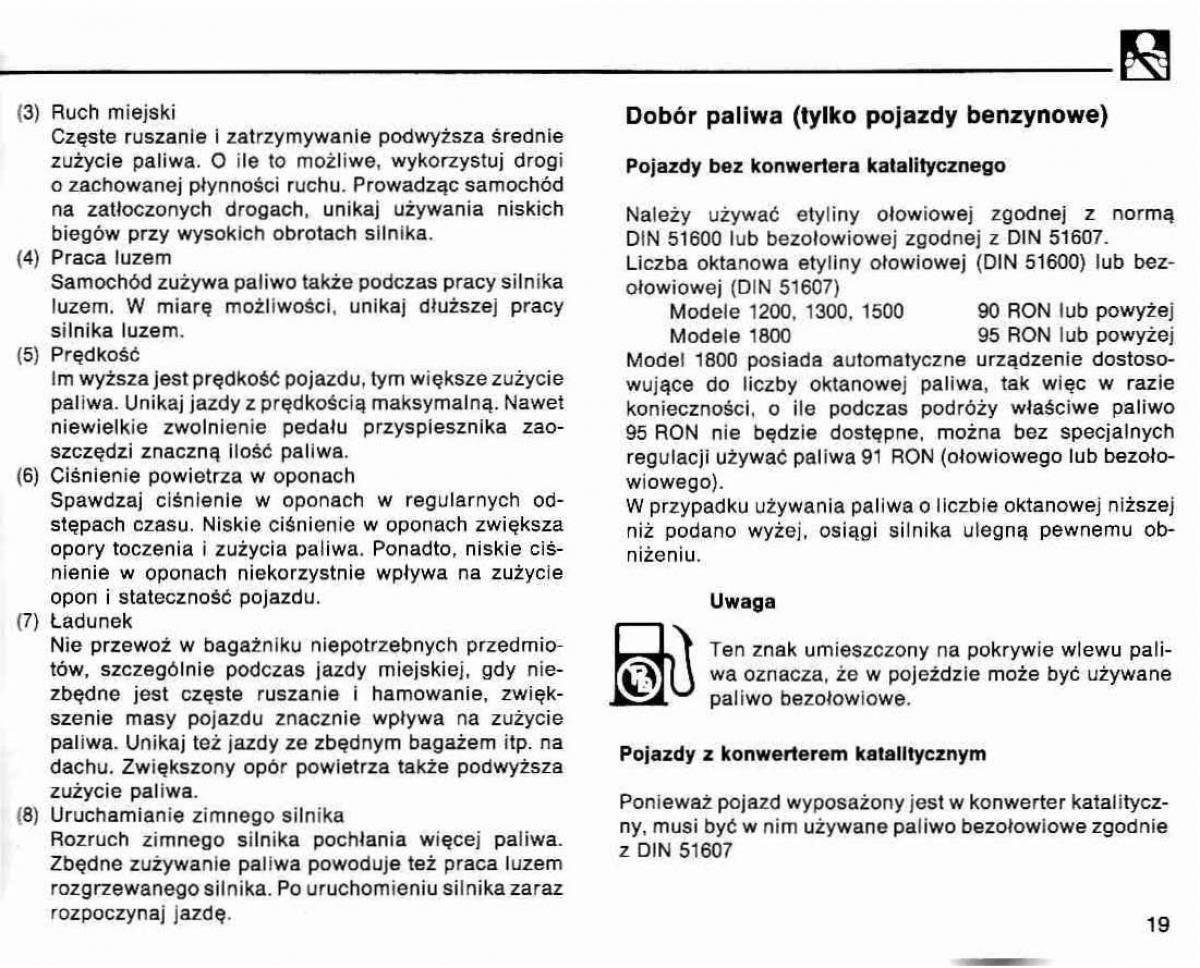 Mitsubishi Lancer IV 4 instrukcja obslugi / page 20