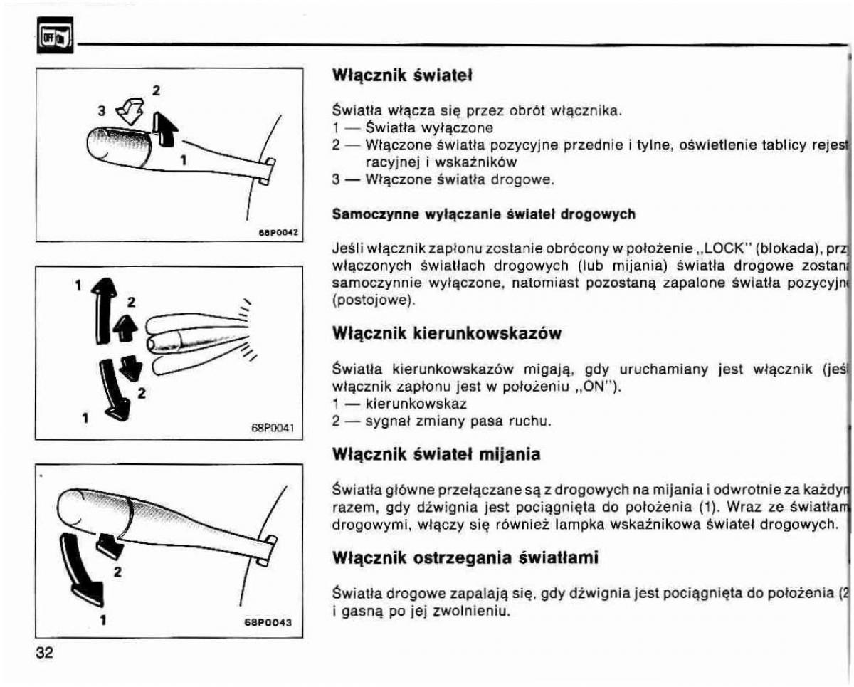 Mitsubishi Lancer IV 4 instrukcja obslugi / page 33