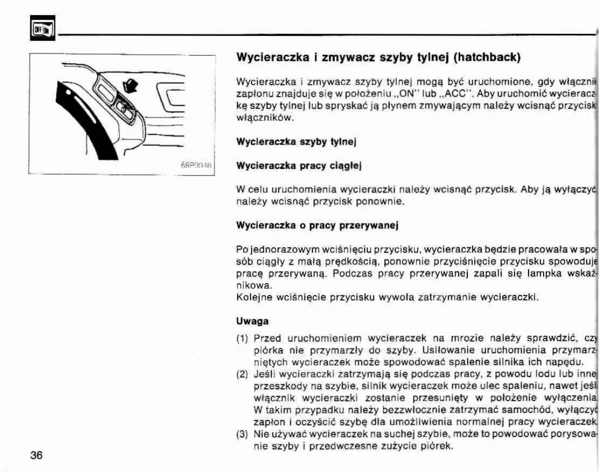 Mitsubishi Lancer IV 4 instrukcja obslugi / page 37