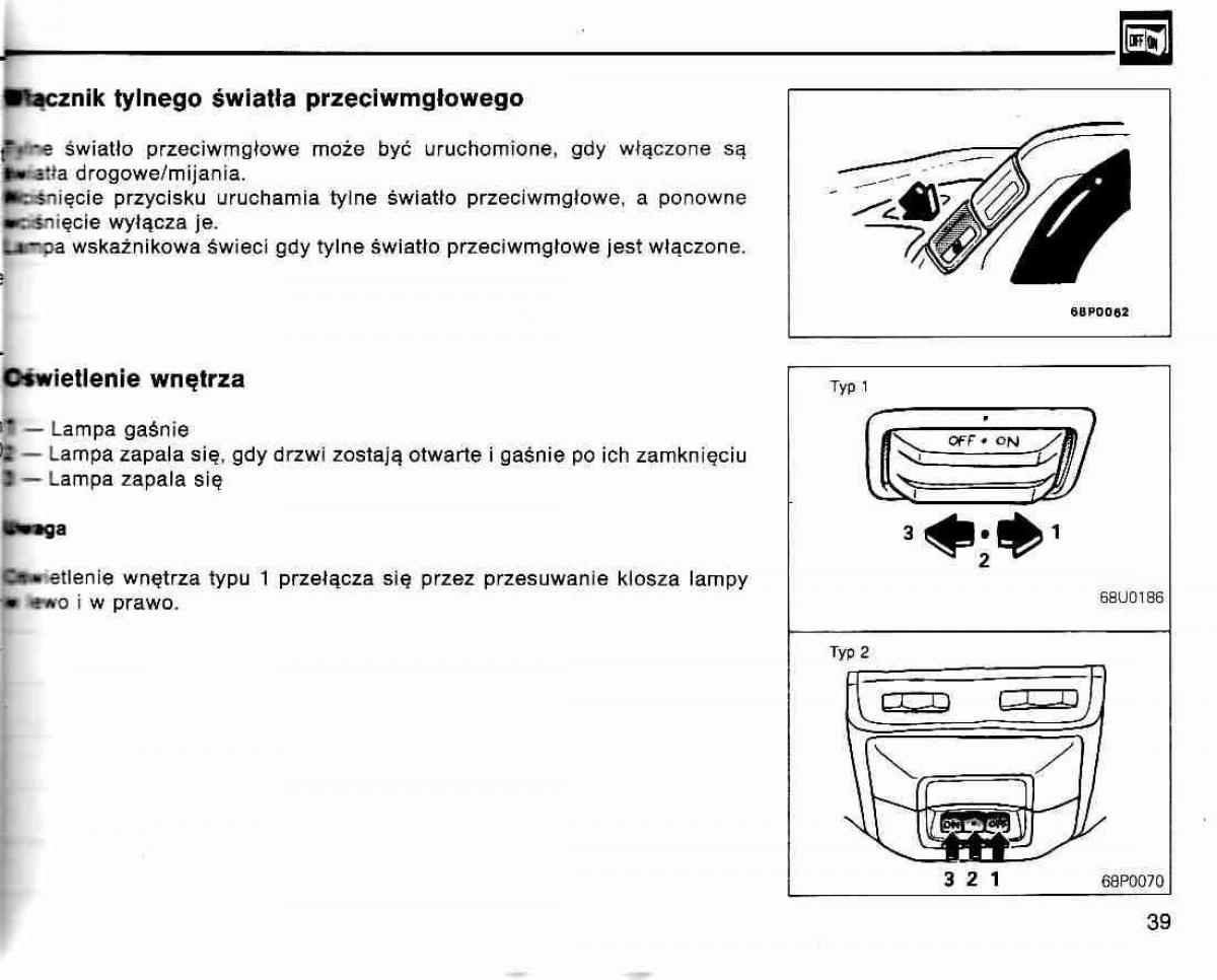 Mitsubishi Lancer IV 4 instrukcja obslugi / page 40