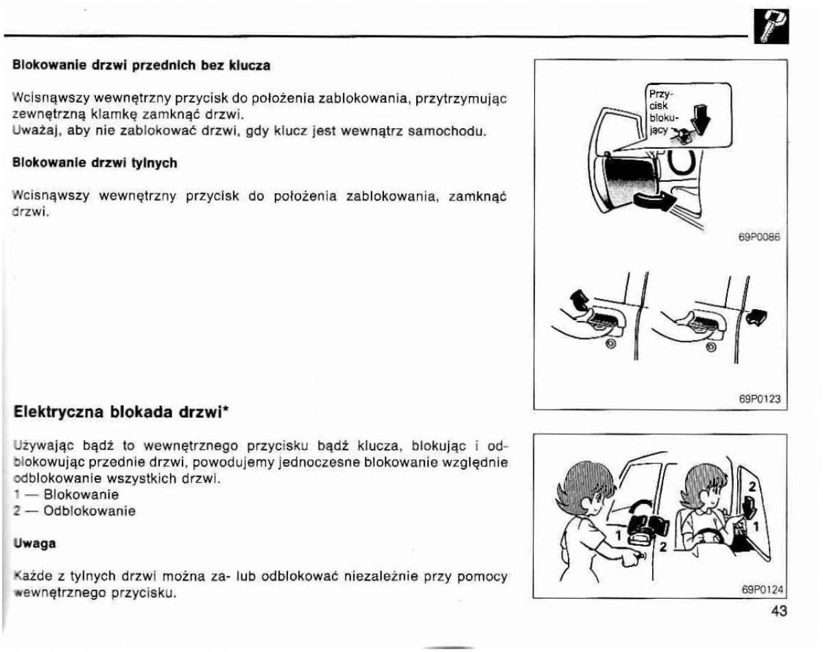 Mitsubishi Lancer IV 4 instrukcja obslugi / page 44