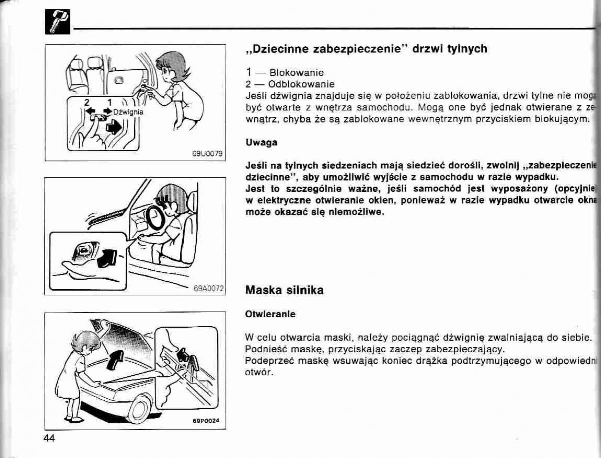 Mitsubishi Lancer IV 4 instrukcja obslugi / page 45