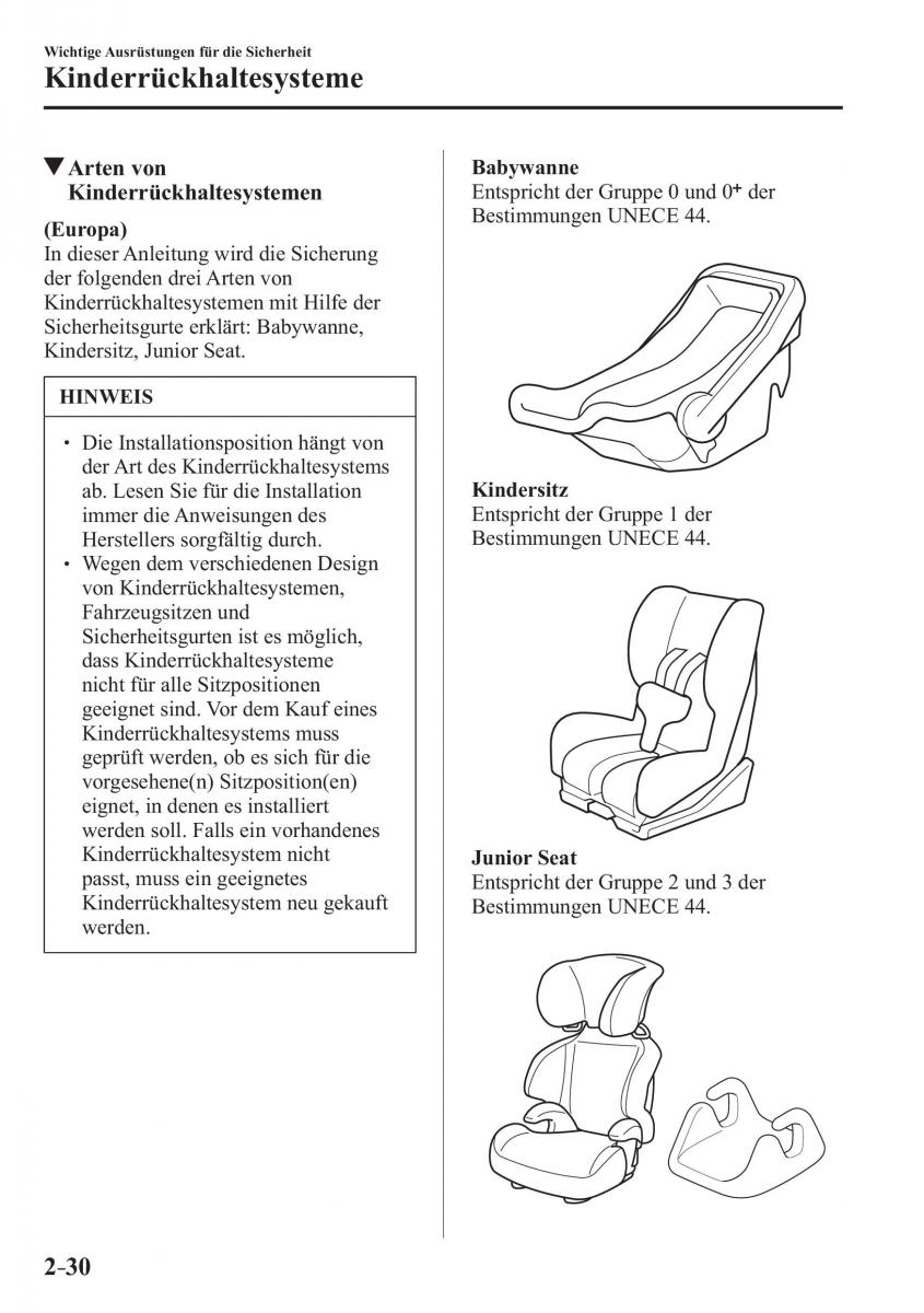 Mazda 3 III Handbuch / page 55