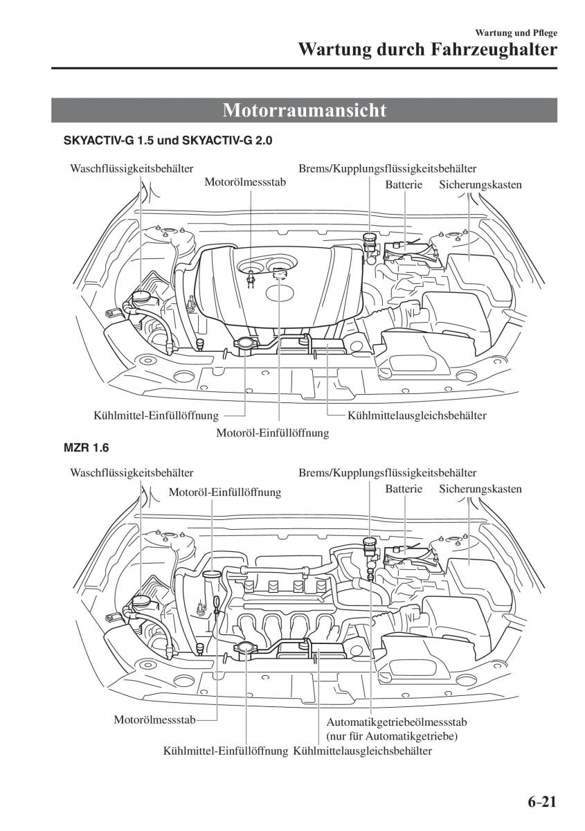 Mazda 3 III Handbuch / page 550