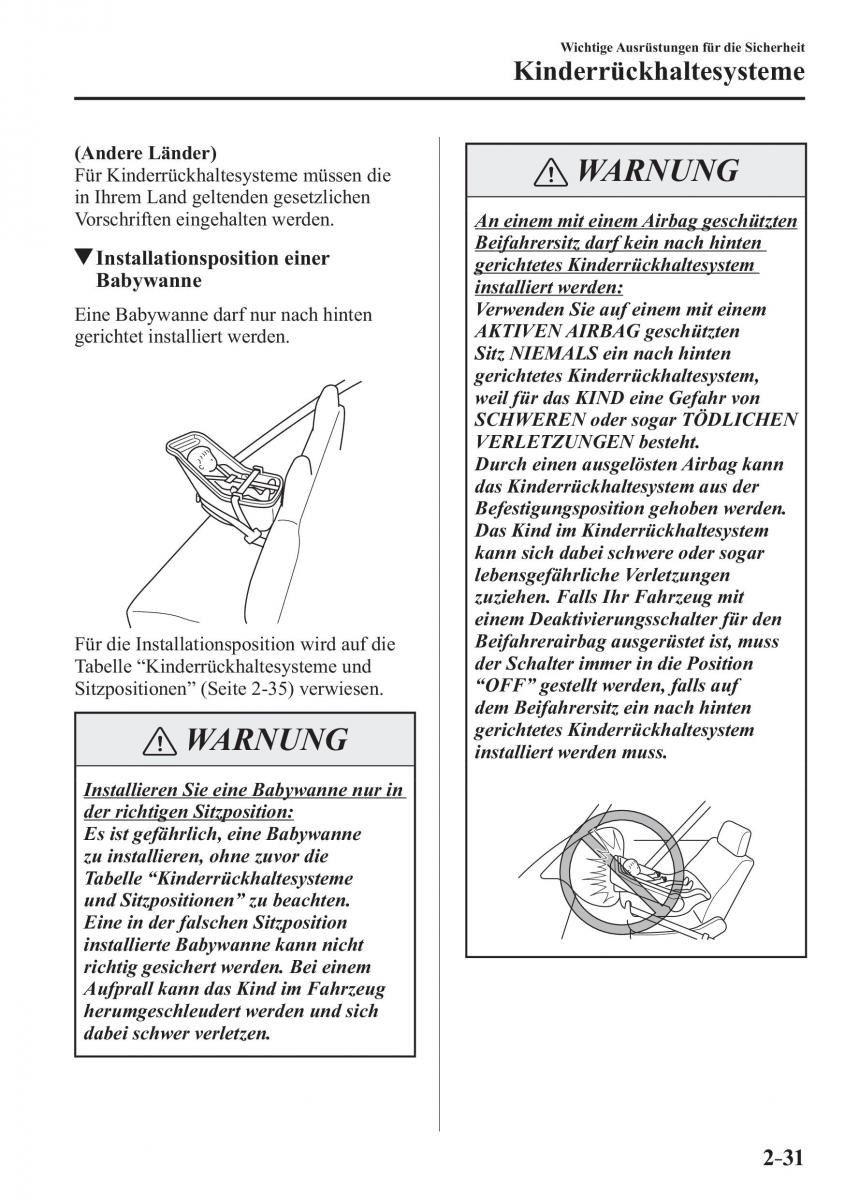 Mazda 3 III Handbuch / page 56