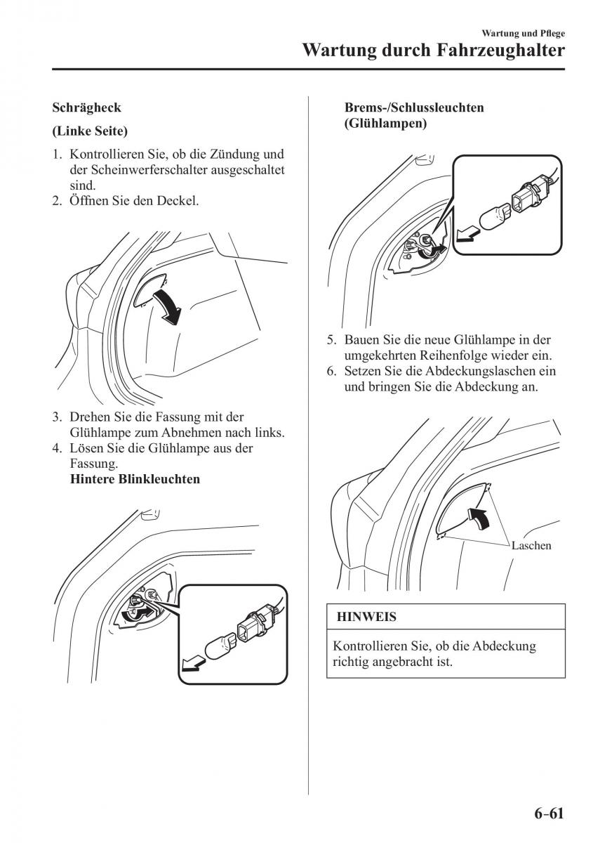 Mazda 3 III Handbuch / page 590