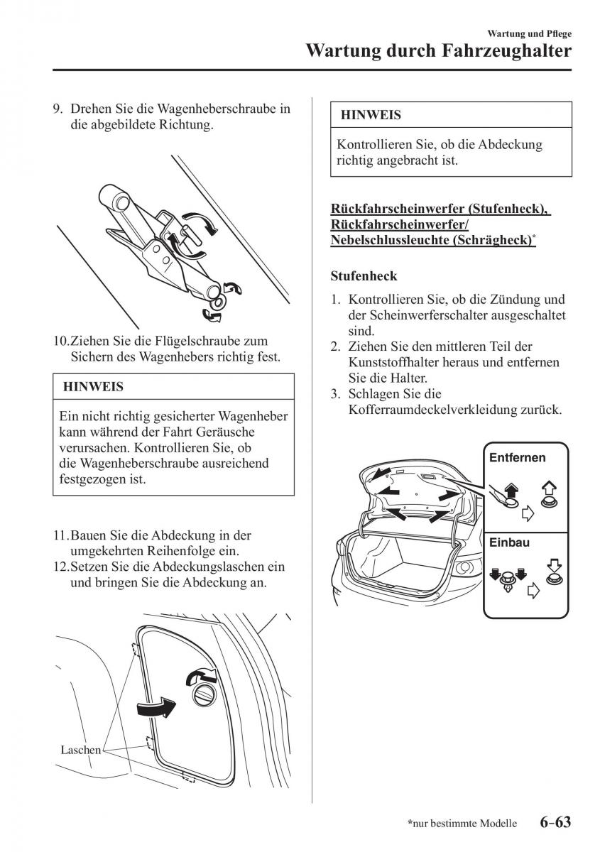 Mazda 3 III Handbuch / page 592