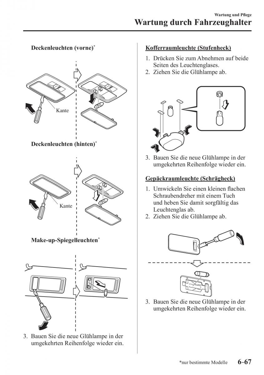 Mazda 3 III Handbuch / page 596