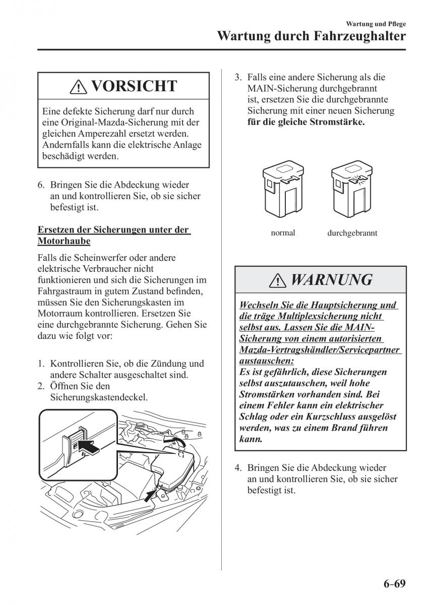 Mazda 3 III Handbuch / page 598