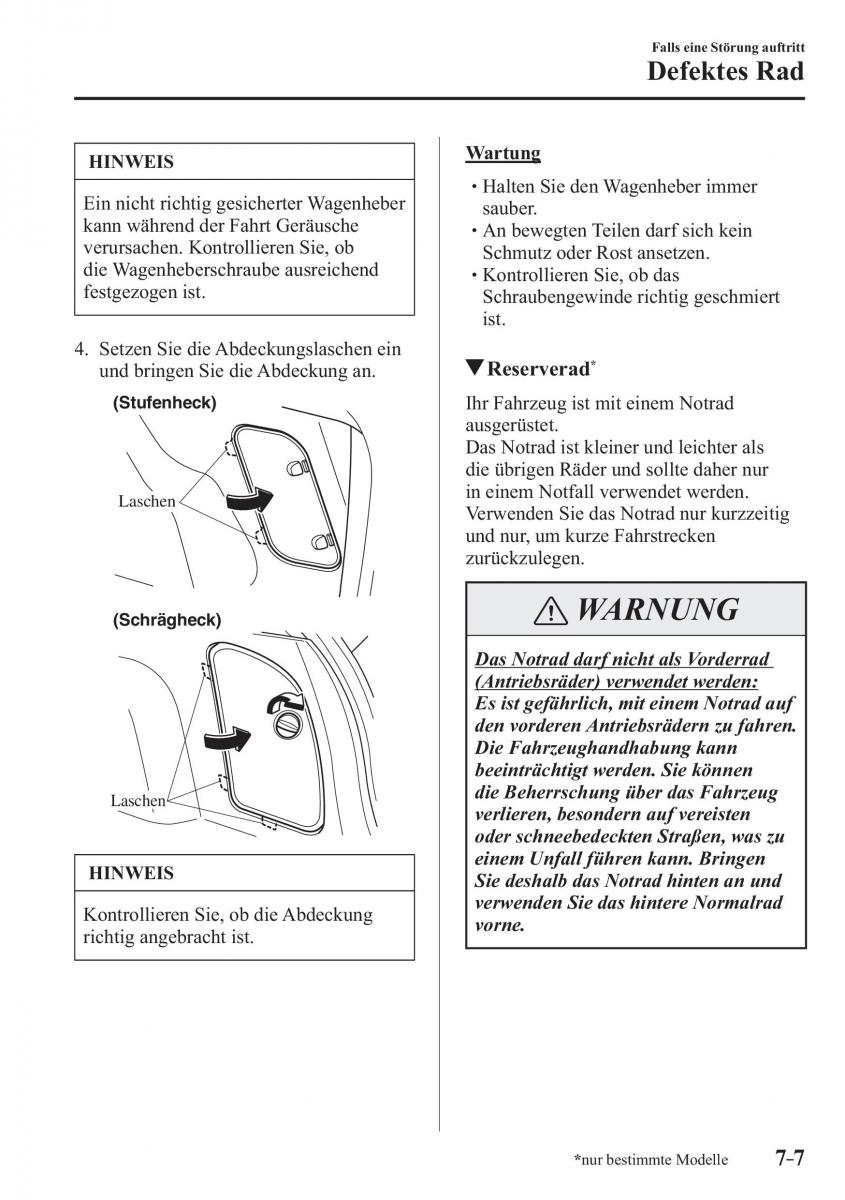 Mazda 3 III Handbuch / page 620