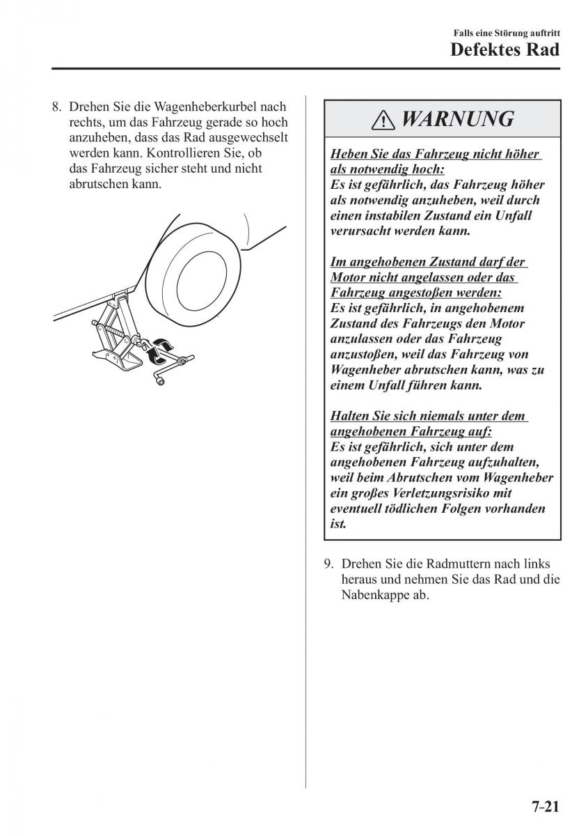 Mazda 3 III Handbuch / page 634