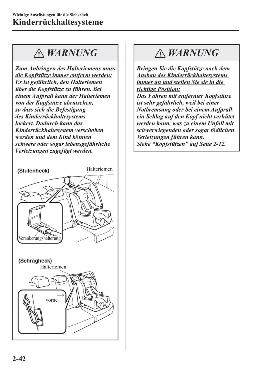 Mazda 3 III Handbuch / page 67