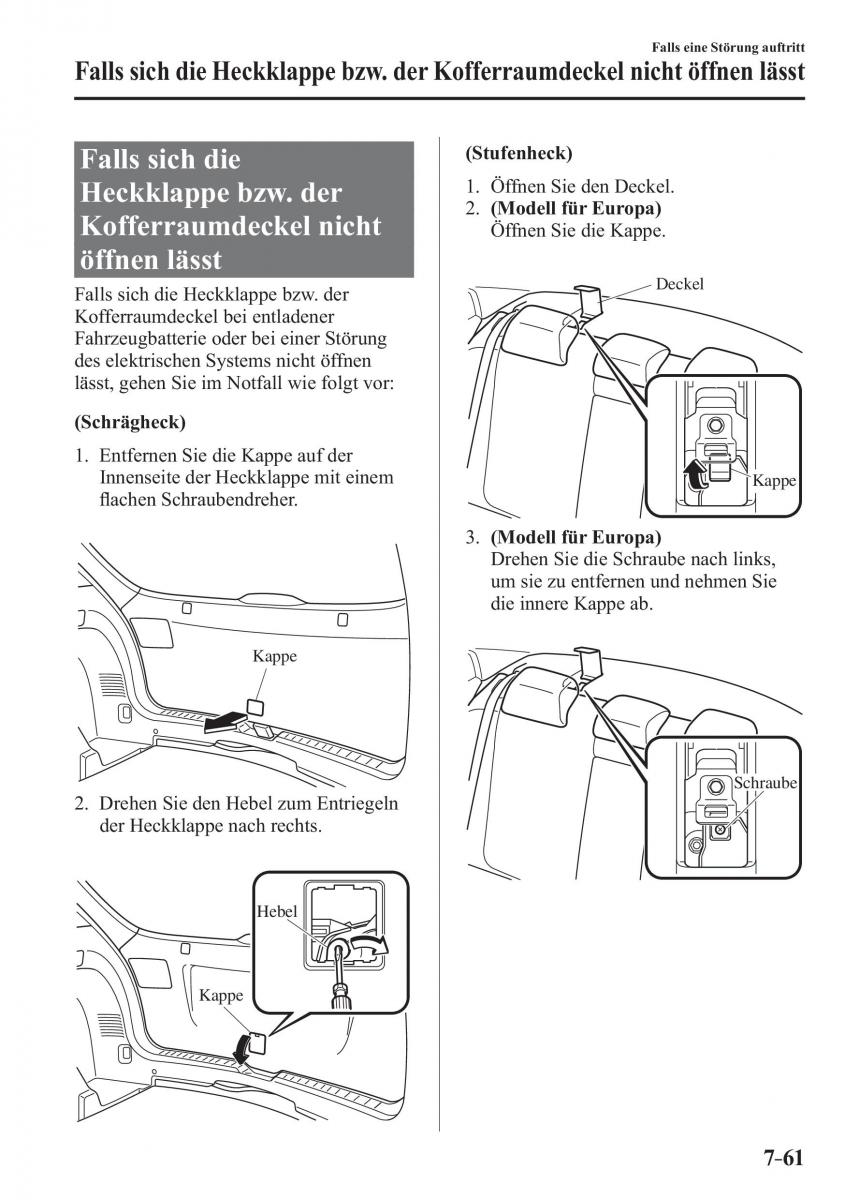 Mazda 3 III Handbuch / page 674