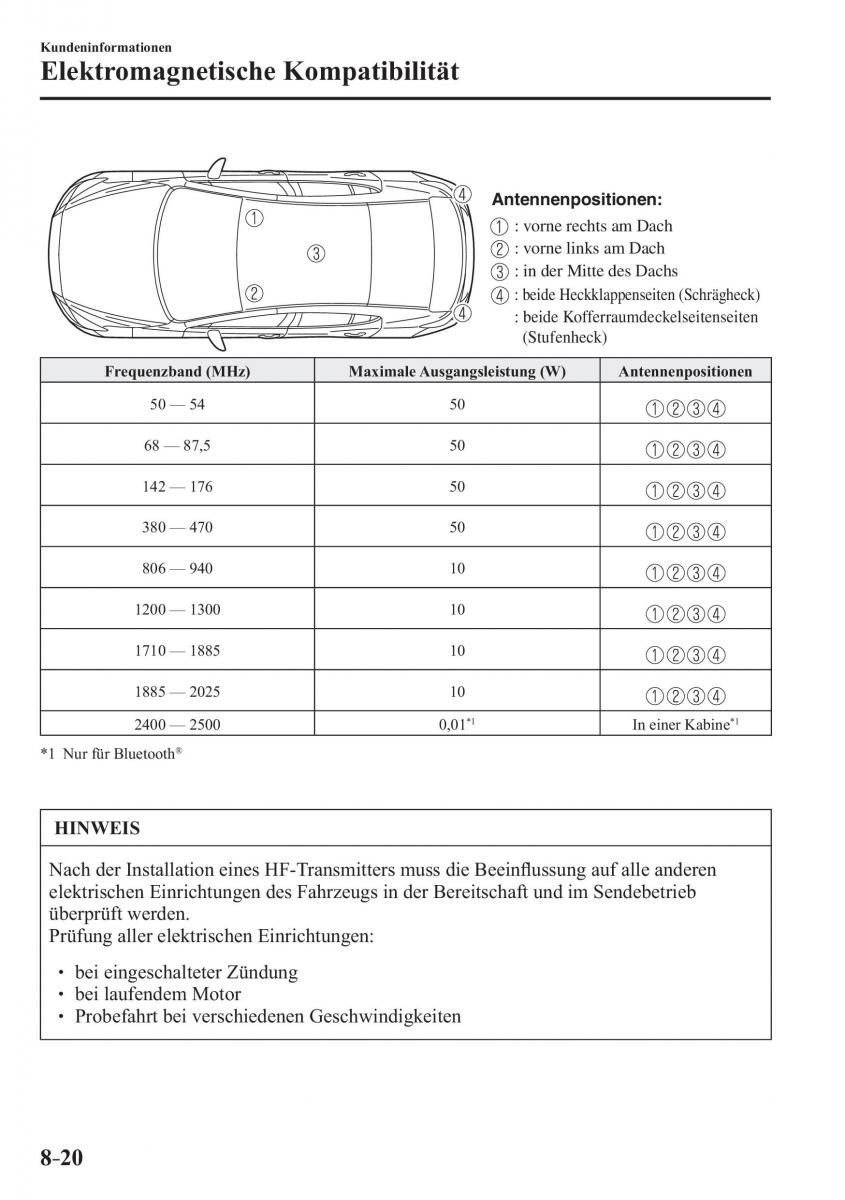 Mazda 3 III Handbuch / page 697