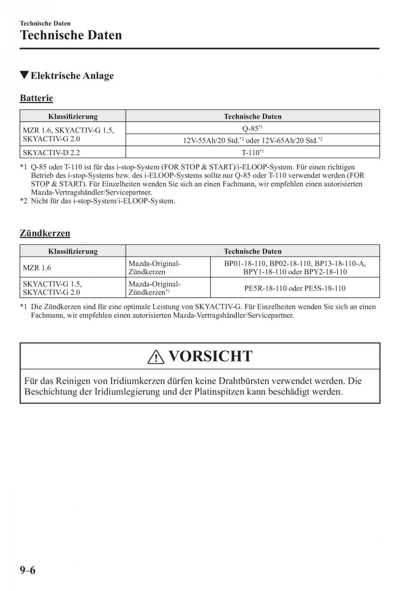 Mazda 3 III Handbuch / page 705