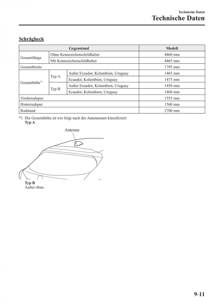 Mazda 3 III Handbuch / page 710