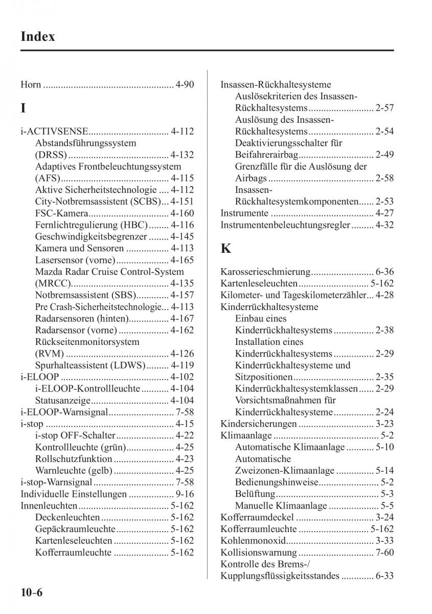 Mazda 3 III Handbuch / page 727